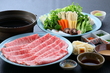 国産牛と夏野菜のしゃぶしゃぶ