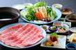 赤城牛と夏野菜のしゃぶしゃぶコース　