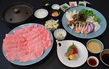 国産牛と春野菜のしゃぶしゃぶコース