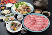 国産牛と秋野菜の しゃぶしゃぶコース