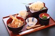  海老天丼とうどん膳　