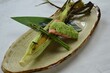 桜鱒とヤングコーンの新緑焼き