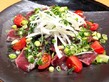 薬味たっぷり初鰹の塩たたき