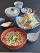 大海老天ぷらと温うどん