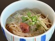 冷やしそうめんと生順菜