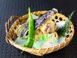 鱧鳴門巻き 大葉の香りを添えて