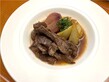 牛すじと無花果の赤ワイン煮込み