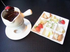 チョコレートフォンデュ