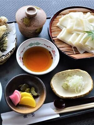 【ランチ限定】上州ひもかわうどんと天婦羅御膳