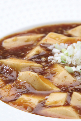 ■痲婆豆腐■
中国名がそのまま日本名になったこの料理。
本場はこの味です。